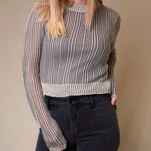 McKenna Long Sleeve Ribbed Sweater